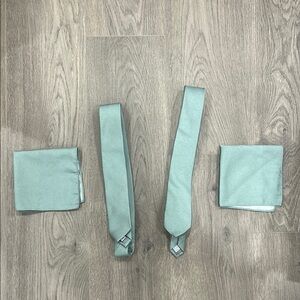 Mint Green Tie and Pocket Square Set